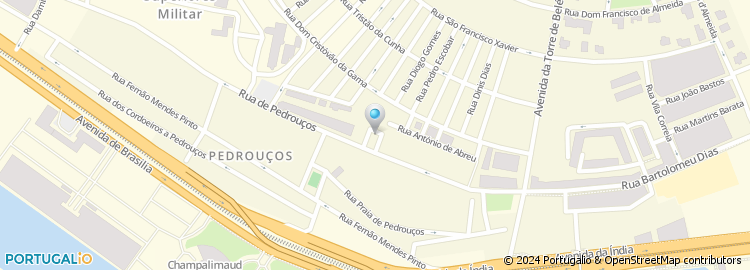 Mapa de Apartado 30237, Lisboa