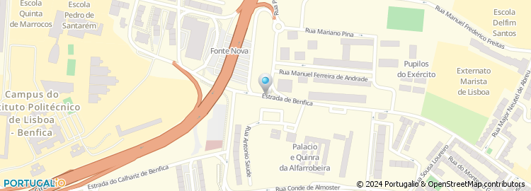 Mapa de Apartado 4120, Lisboa