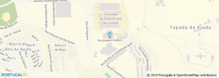 Mapa de Rua Joaquim Fiadeiro