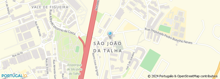 Mapa de Apartado 2022, São João da Talha