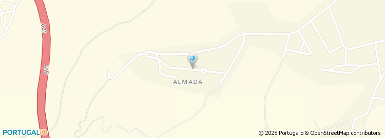 Mapa de Estrada de Almada