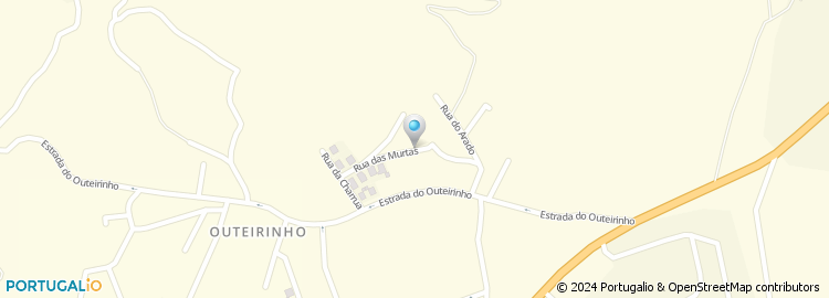 Mapa de Rua das Murtas