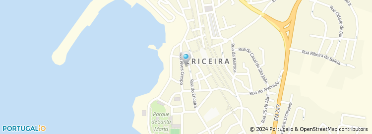 Mapa de Travessa do Ericeira