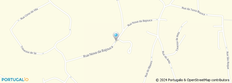 Mapa de Rua Nova da Bajouca