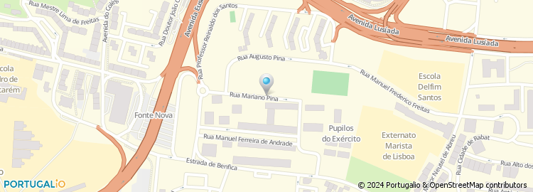 Mapa de Maria C C E D Viegas Calçada