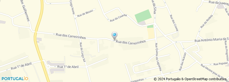 Mapa de Rua dos Carreirinhos