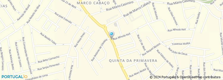 Mapa de Marta Dias Ramalhete - Mediação Imobiliária, Unipessoal Lda