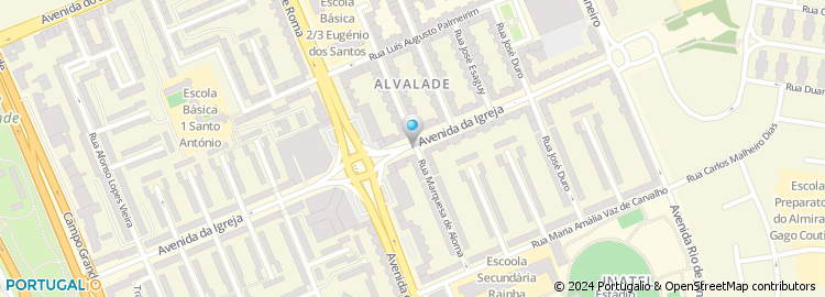 Mapa de Mercearia Alvalade, Lda