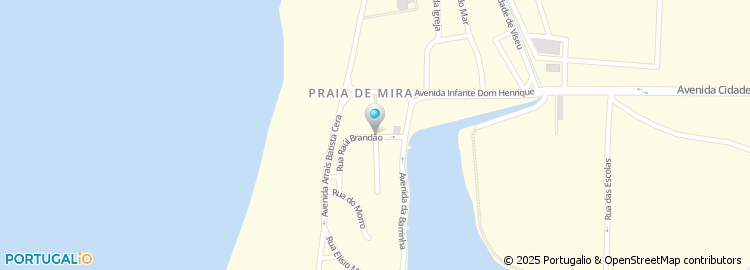 Mapa de Rua Raul Brandão