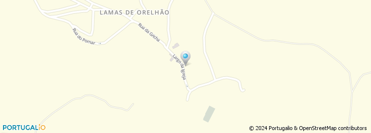 Mapa de Lamas de Orelhão