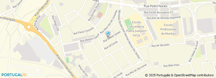 Mapa de Rua Caldas Xavier