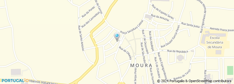 Mapa de 1ª Rua da Mouraria