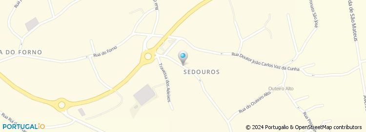 Mapa de Rua Levegada de Sedouros