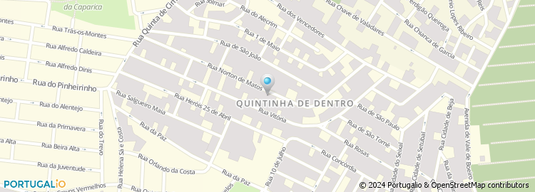 Mapa de Nuno Fanaia Gomes, Unipessoal Lda