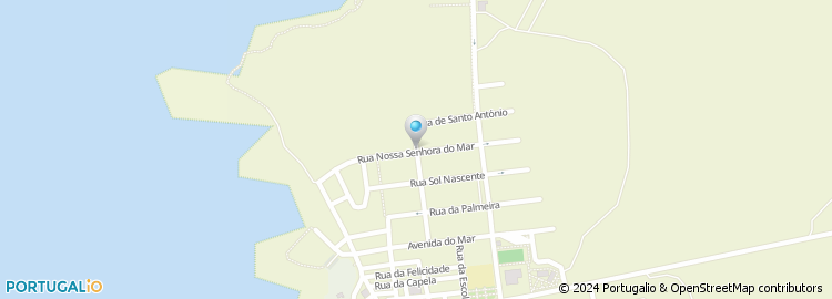 Mapa de Rua de Nossa Senhora do Mar