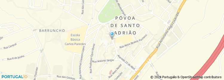 Mapa de Apartado 501, Póvoa de Santo Adrião