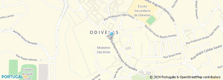 Mapa de Avenida Doutor Augusto Pais Martins