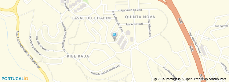 Mapa de Rua Dom João de Castro