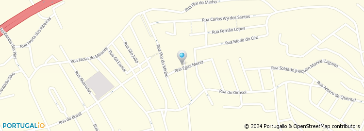 Mapa de Rua Egas Moniz