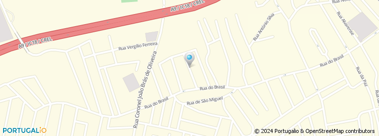 Mapa de Rua Silva Pedro