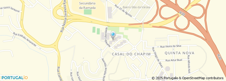 Mapa de Rua Tristão Vaz Teixeira