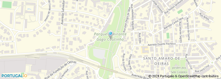 Mapa de Parque Almirante Gago Coutinho