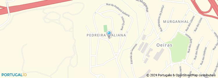 Mapa de Rua da Pedreira Italiana