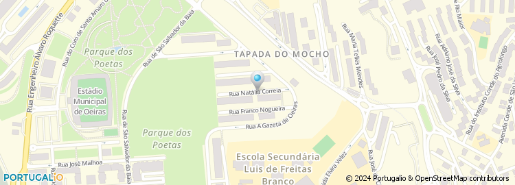 Mapa de Rua Natália Correia