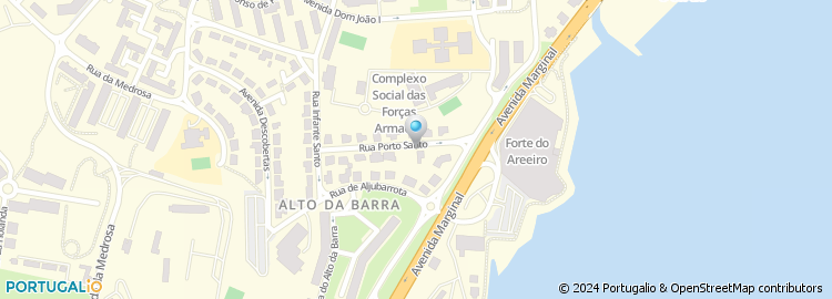 mapa porto santo ruas Rua Porto Santo   Oeiras