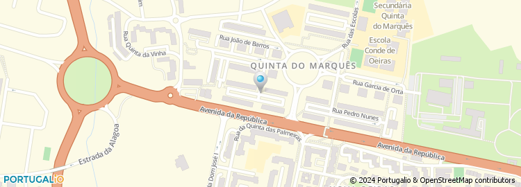 Mapa de Rua Teófilo Braga