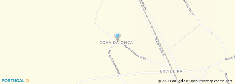 Mapa de Rua da Cova da Onça