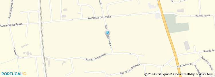 Mapa de Rua de Santa Maria