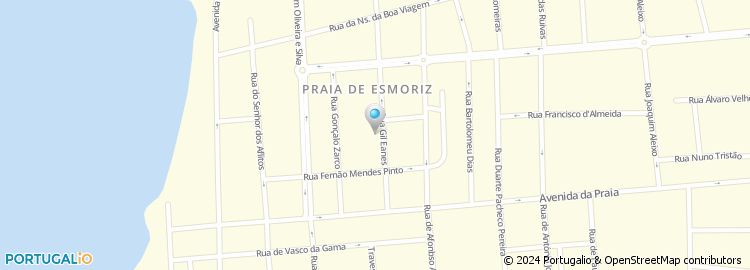 Mapa de Rua Gil Eanes