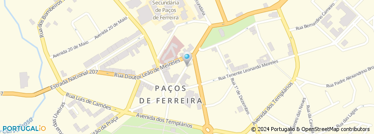 Mapa de Apartado 110, Paços de Ferreira