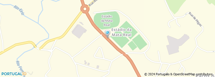 Mapa de Rua do Estádio