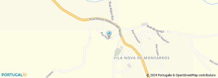 Mapa de Padaria de Vila Nova