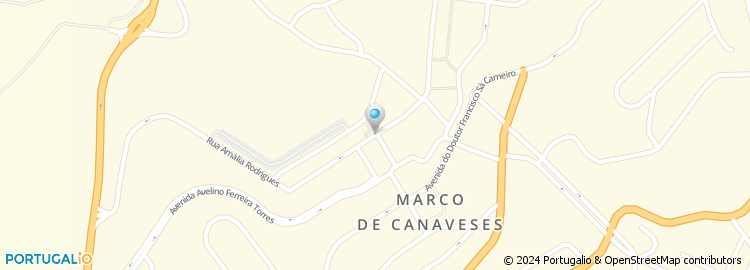 Mapa de Avenida dos Ferroviários