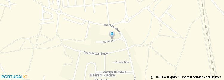 Mapa de Rua de Diu