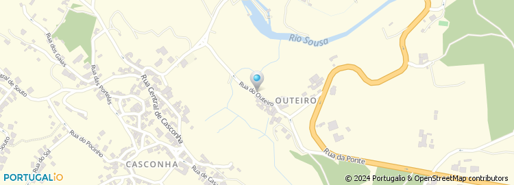 Mapa de Rua de Outeiro