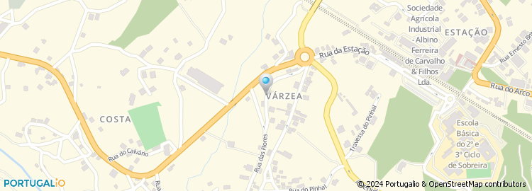 Mapa de Rua de São Lázaro