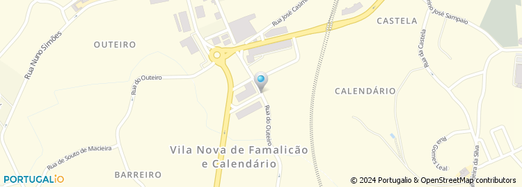 Mapa de Rua do Outeiro D Alem