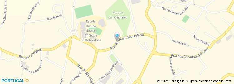 Mapa de Rua Escola Secundaria