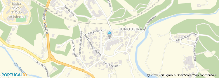 Mapa de Rua Nova de Junqueira