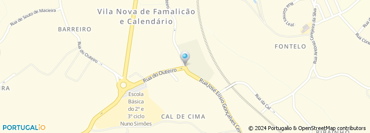 Mapa de Pedro Rafael Ribeiro, Unipessoal Lda