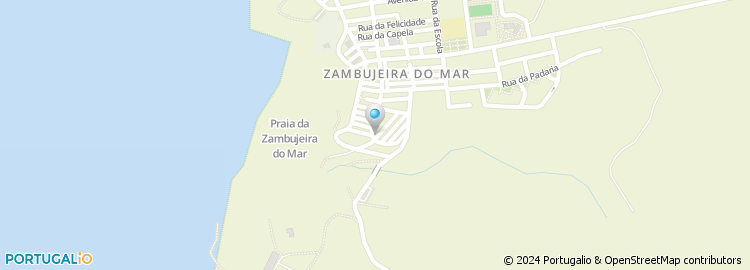 Mapa de Pensão Residencial Ondazul