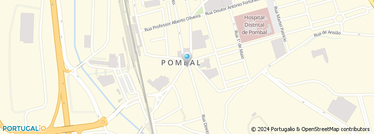 Mapa de Apartado 1259, Pombal