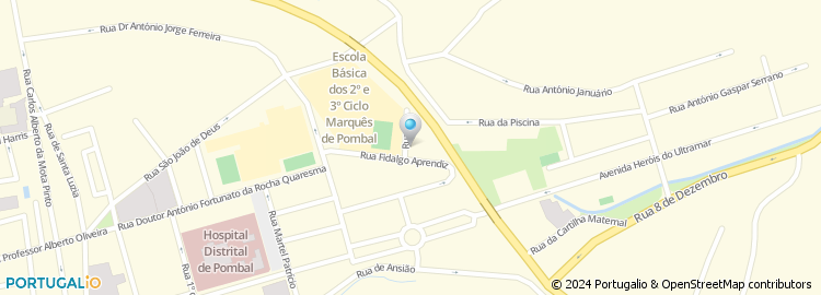 Mapa de Rua António Champalimaud