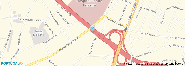 Mapa de Avenida Dom João II