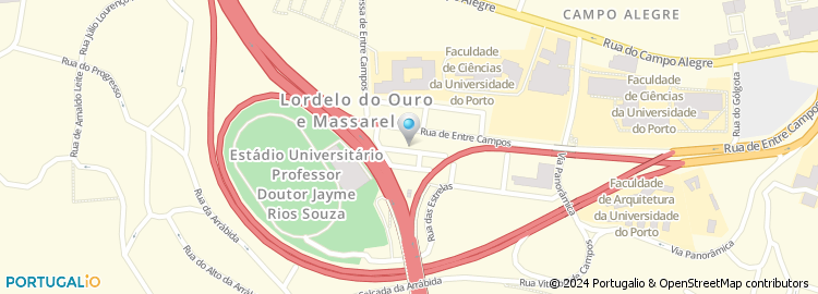 Mapa de Rua do Professor Abílio Cardoso