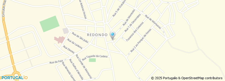 Mapa de Apartado 25, Redondo